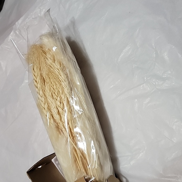🎉HP NIB 50 Pcs Pampas Dried Grass Oats Wheat Flowers Bohemian Box 17.5 " Ivory - Picture 2 of 3